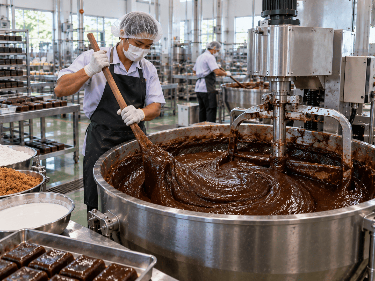 Proses Mengaduk Adonan Dodol agar Hasilnya Konsisten