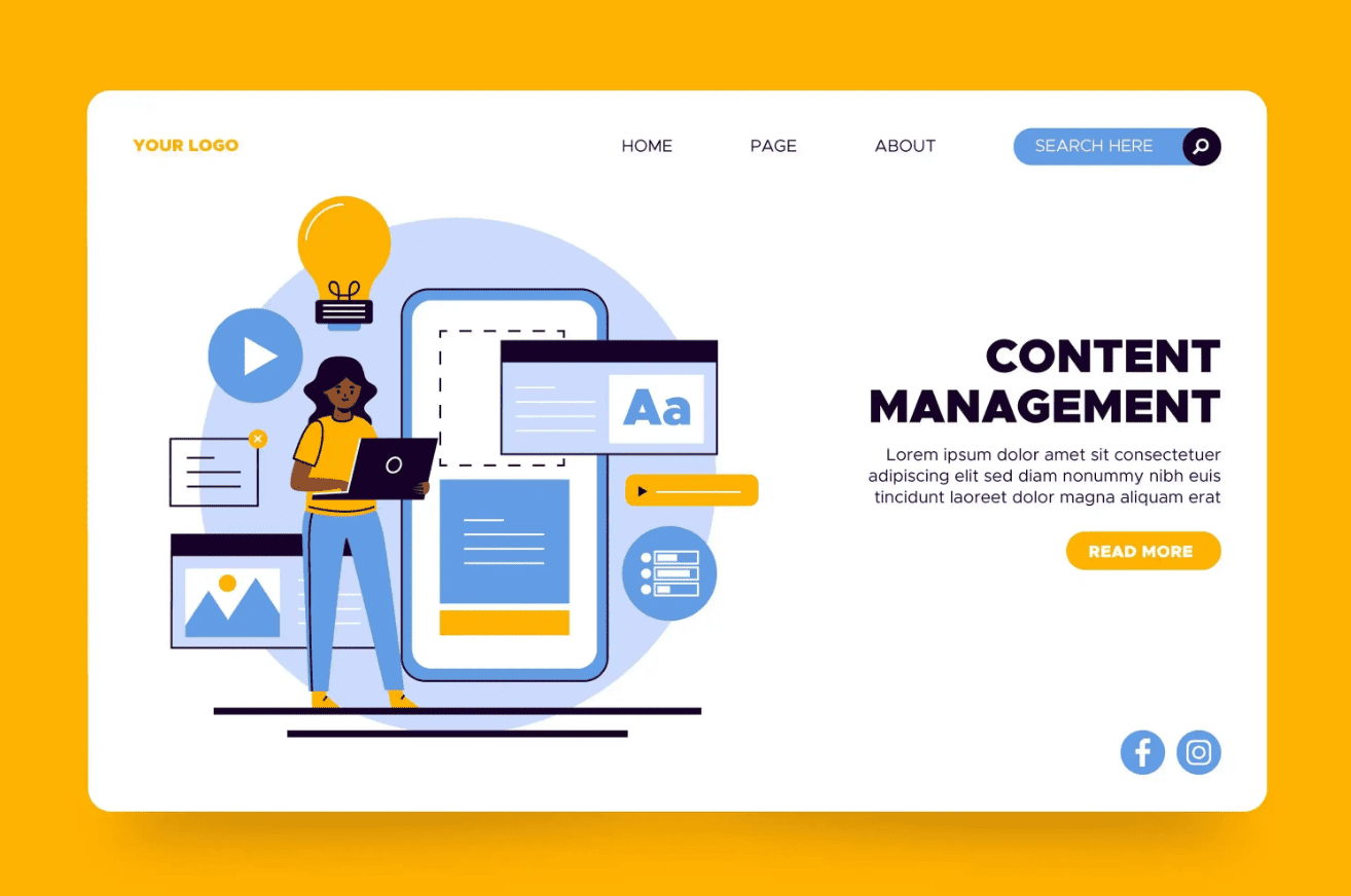 Konten Website Korporat untuk Informasi Perusahaan