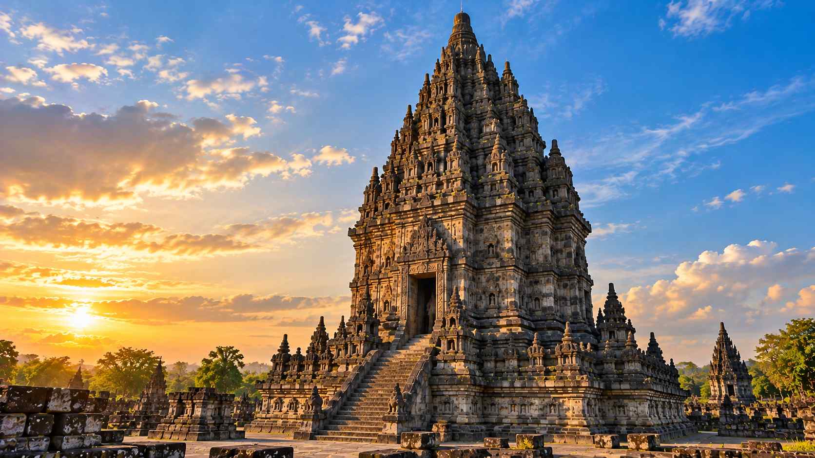 Prambanan Vishnu Temple and the Preserver of the World